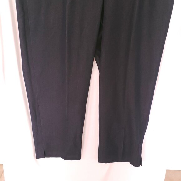 Peter Nygard Navy Blue Straight Formal Pants Plus Size 14 - Picture 8 of 15